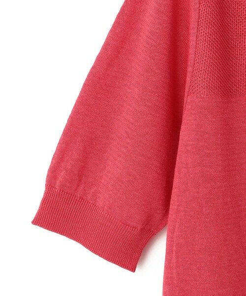 SCAPA / スキャパ ニット・セーター | ハイゲージリノ半袖ニット | 詳細4