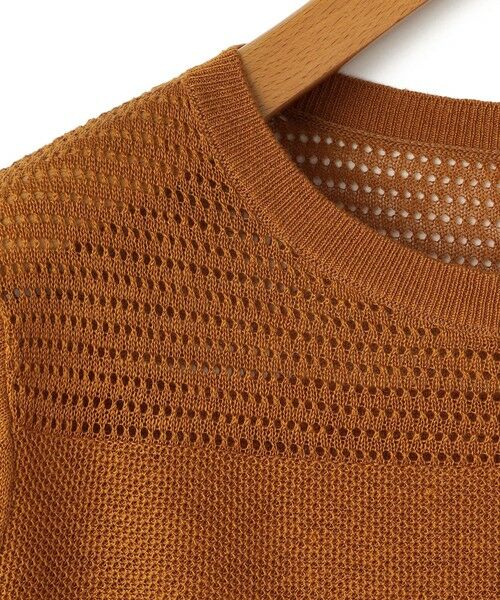 SCAPA / スキャパ ニット・セーター | ハイゲージリノ半袖ニット | 詳細6