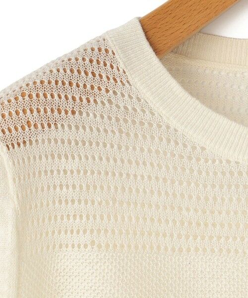 SCAPA / スキャパ ニット・セーター | ハイゲージリノ半袖ニット | 詳細7