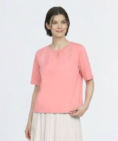 SCAPA / スキャパ カットソー | エンブロジャージシャーリングカットソー