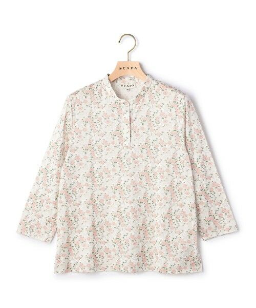 SCAPA / スキャパ カットソー | Liberty Print ギルドジャージ衿付きカットソー | 詳細6