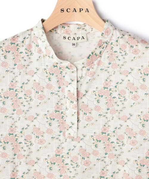 SCAPA / スキャパ カットソー | Liberty Print ギルドジャージ衿付きカットソー | 詳細8