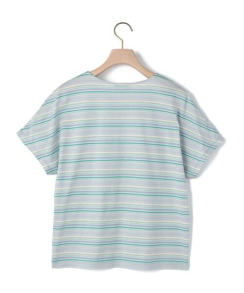 SCAPA / スキャパ カットソー | ラメボーダーフレンチスリーブカットソー | 詳細4