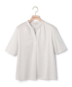 SCAPA / スキャパ カットソー | ソフトシルケット衿付きカットソー
