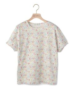 SCAPA / スキャパ カットソー | 【ＷＥＢ先行販売】 Liberty Printシャインカットソー