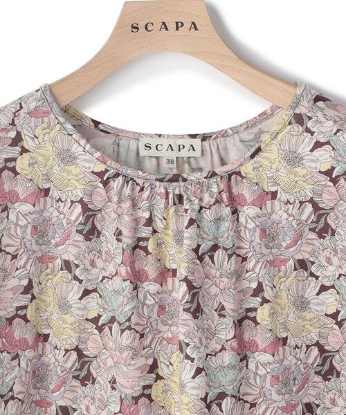 SCAPA / スキャパ カットソー | 【ＷＥＢ先行販売】 Liberty Printバーンカットソー | 詳細2