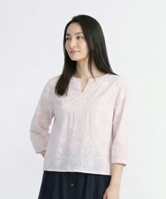 SCAPA / スキャパ シャツ・ブラウス | コットンエンブロイダリーブラウス