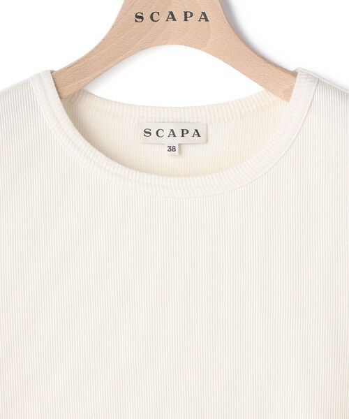 SCAPA / スキャパ カットソー | ラメテレコカットソー | 詳細10