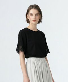 SCAPA / スキャパ カットソー | アルダコットンラウンドネックカットソー