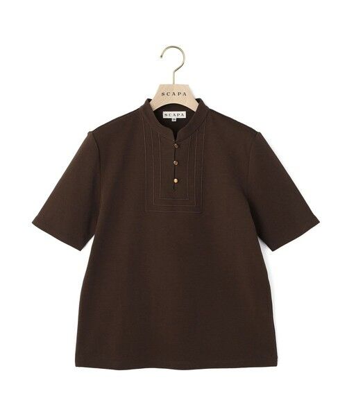 SCAPA / スキャパ カットソー | アルダコットン衿付きカットソー | 詳細1