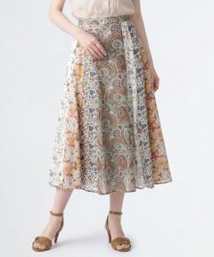 SCAPA / スキャパ ミニ・ひざ丈スカート | Liberty Printパッチワークスカート