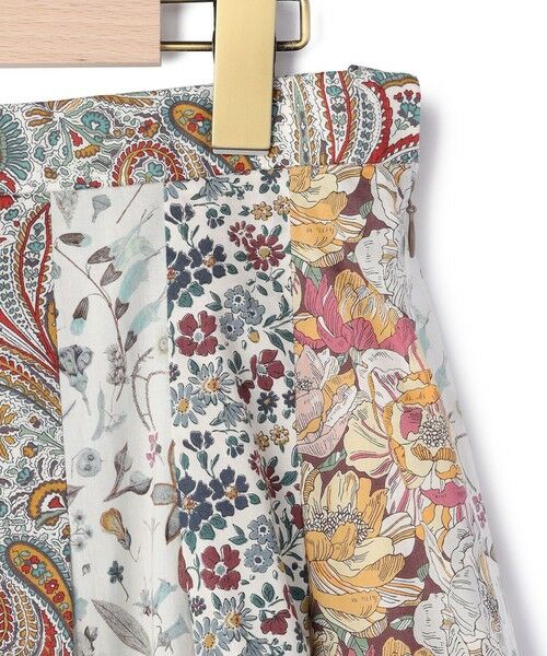 SCAPA / スキャパ ミニ・ひざ丈スカート | Liberty Printパッチワークスカート | 詳細7