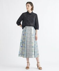 SCAPA / スキャパ ミニ・ひざ丈スカート | Liberty Printパッチワーク２スカート