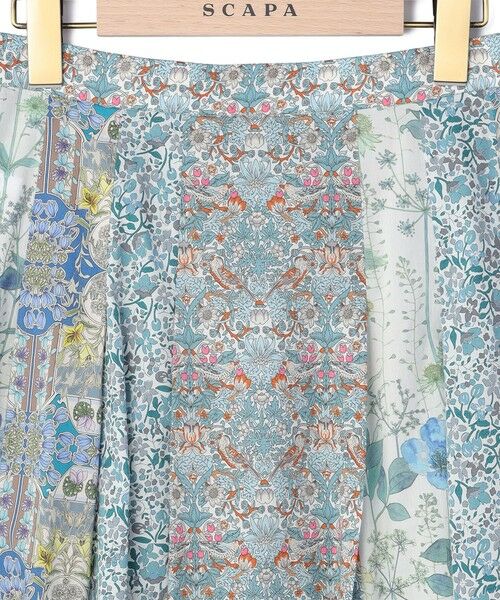 SCAPA / スキャパ ミニ・ひざ丈スカート | Liberty Printパッチワーク２スカート | 詳細5
