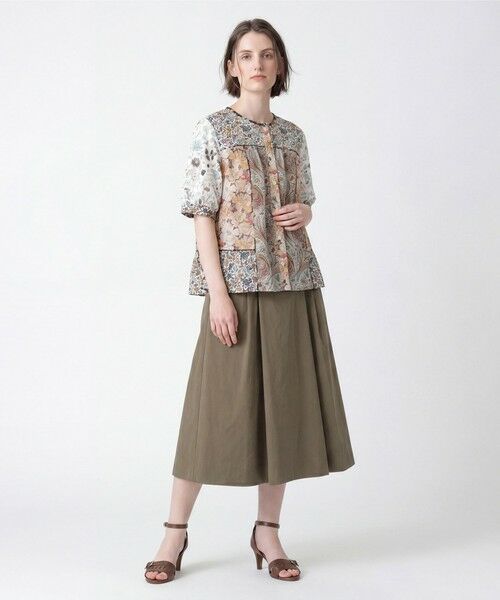 SCAPA / スキャパ シャツ・ブラウス | Liberty Printパッチワークブラウス | 詳細1