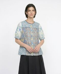 SCAPA / スキャパ シャツ・ブラウス | Liberty Printパッチワーク２ブラウス