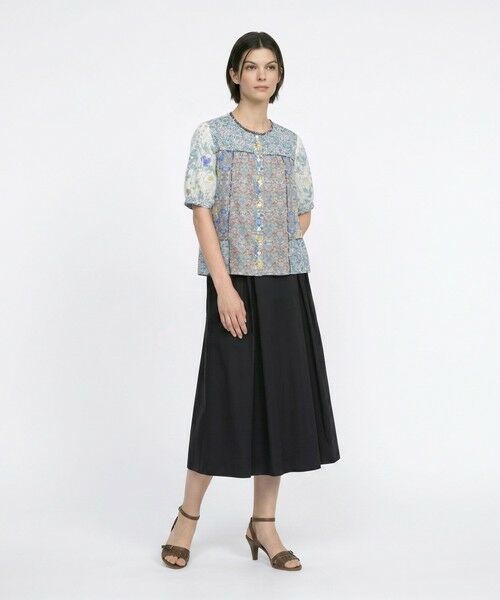 SCAPA / スキャパ シャツ・ブラウス | Liberty Printパッチワーク2ブラウス | 詳細1
