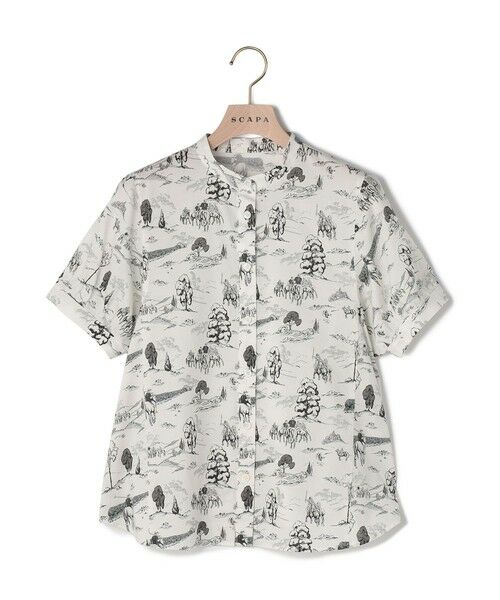 SCAPA / スキャパ シャツ・ブラウス | Liberty Printポロチームブラウス | 詳細5