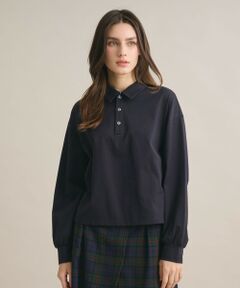 SCAPA / スキャパ カットソー | コンパクトジャージ衿付きカットソー