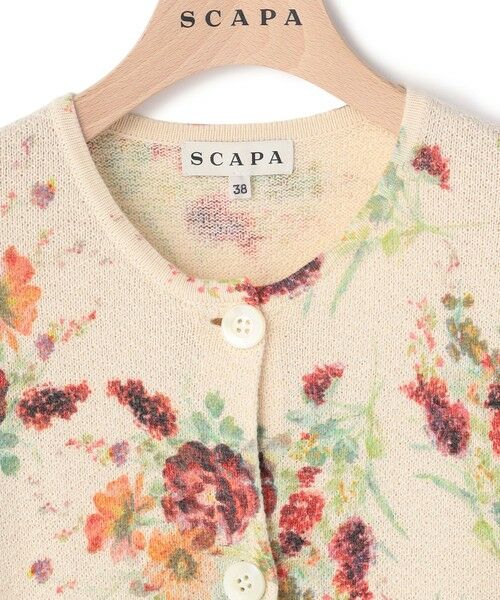 SCAPA / スキャパ ニット・セーター | フラワープリントニット | 詳細10