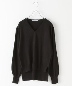 SEASON STYLE LAB / シーズンスタイルラボ ニット・セーター | Vネックボリュームスリーブニット