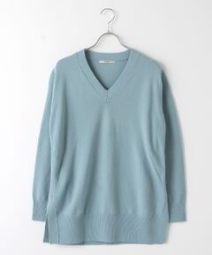 SEASON STYLE LAB / シーズンスタイルラボ ニット・セーター | ウールVネックプルオーバー