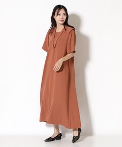SEASON STYLE LAB / シーズンスタイルラボ ロング・マキシ丈ワンピース | ビッグカラーワンピース