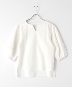 SEASON STYLE LAB / シーズンスタイルラボ カットソー | バスクポンチキーネックプルオーバー