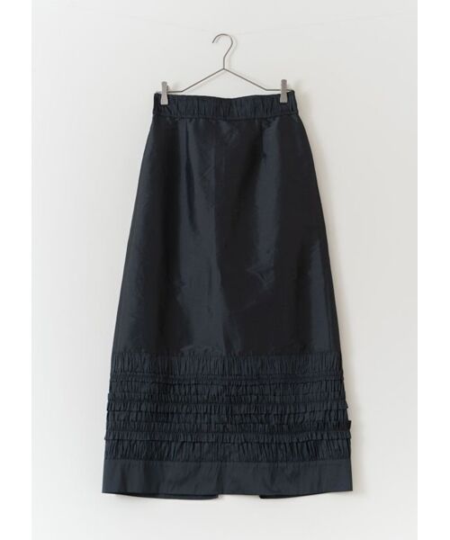 Poly Dupion Frill Skirt （ロング・マキシ丈スカート）｜SEASON STYLE