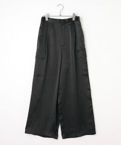SEASON STYLE LAB / シーズンスタイルラボ カーゴパンツ | サテンカーゴパンツ