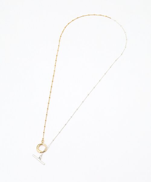 SEASON STYLE LAB / シーズンスタイルラボ ネックレス・ペンダント・チョーカー | Dot Bicolor Chain Necklace | 詳細1