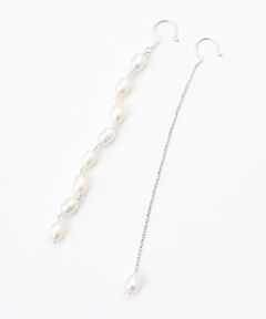 Long Pearl&Chain Hooks