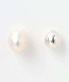 Small Silver Pearl Studs