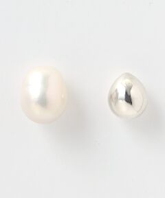 Small Silver Pearl Studs