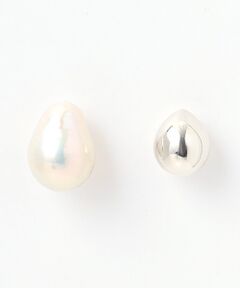 Small Silver Pearl Studs