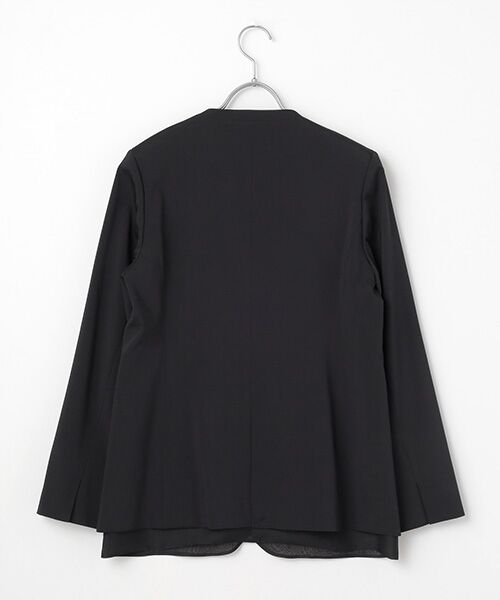 SEASON STYLE LAB / シーズンスタイルラボ ノーカラージャケット | レイヤードジャケット | 詳細1