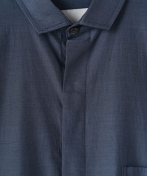 SEASON STYLE LAB / シーズンスタイルラボ ロング・マキシ丈ワンピース | テント半袖シャツワンピース | 詳細5