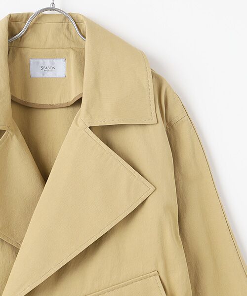 SEASON STYLE LAB / シーズンスタイルラボ その他アウター | ビッグカラートレンチジャケット | 詳細3