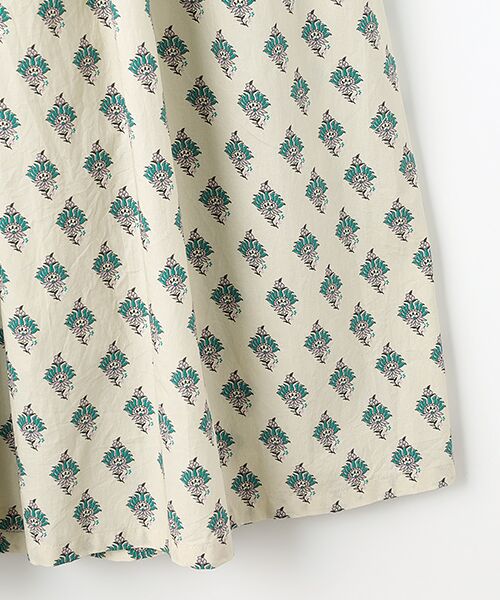 SEASON STYLE LAB / シーズンスタイルラボ ロング・マキシ丈ワンピース | Poplin Paisley Print Tiered Dress | 詳細4