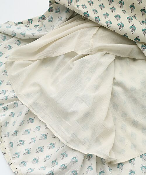 SEASON STYLE LAB / シーズンスタイルラボ ロング・マキシ丈ワンピース | Poplin Paisley Print Tiered Dress | 詳細5