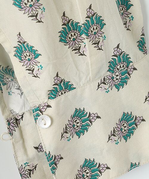 SEASON STYLE LAB / シーズンスタイルラボ ロング・マキシ丈ワンピース | Poplin Paisley Print Tiered Dress | 詳細6