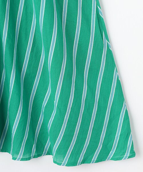 SEASON STYLE LAB / シーズンスタイルラボ ロング・マキシ丈ワンピース | STRIPE WAIST GATHER DRESS | 詳細4