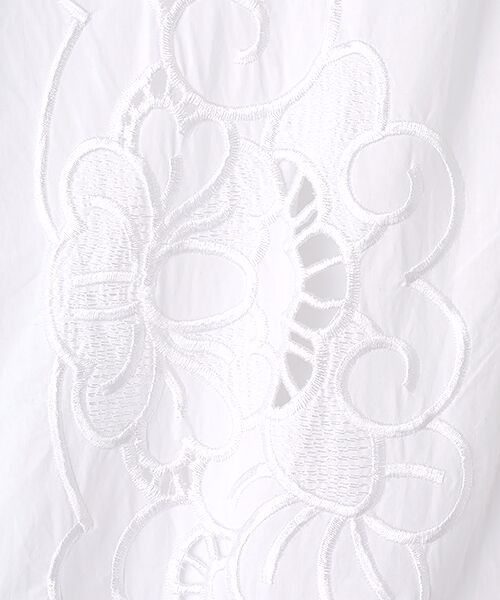 SEASON STYLE LAB / シーズンスタイルラボ ロング・マキシ丈ワンピース | Poplin Daisy Cutwork Sleeveless Dress | 詳細1
