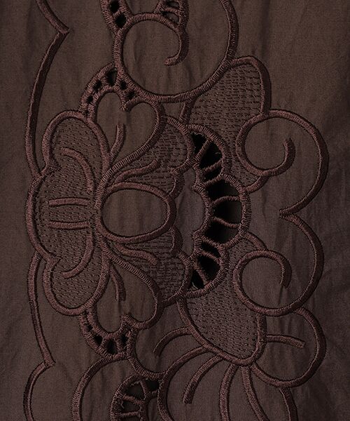 SEASON STYLE LAB / シーズンスタイルラボ ロング・マキシ丈ワンピース | Poplin Daisy Cutwork Sleeveless Dress | 詳細7