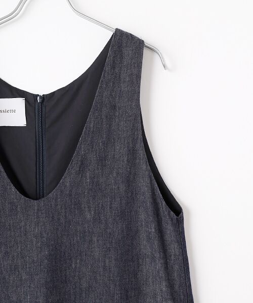 SEASON STYLE LAB / シーズンスタイルラボ ロング・マキシ丈ワンピース | 反応染デニムワンピース | 詳細2