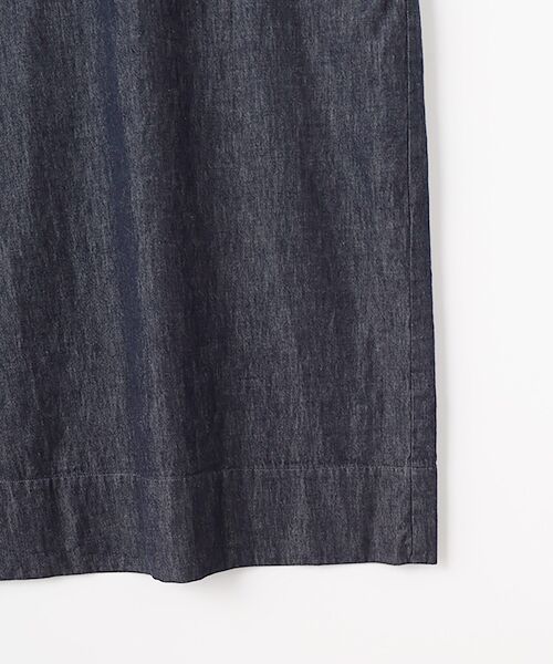 SEASON STYLE LAB / シーズンスタイルラボ ロング・マキシ丈ワンピース | 反応染デニムワンピース | 詳細3