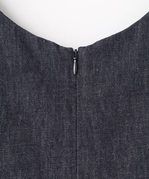 SEASON STYLE LAB / シーズンスタイルラボ ロング・マキシ丈ワンピース | 反応染デニムワンピース | 詳細4