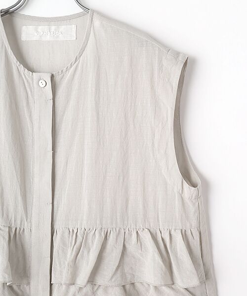 SEASON STYLE LAB / シーズンスタイルラボ シャツ・ブラウス | コットンリネンワッシャーブラウス | 詳細2