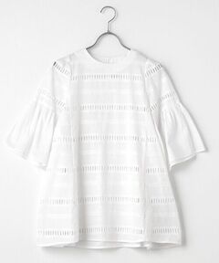 season style lab 花柄チュニックブラウス　サイズ38日本製高島屋 SEASON STYLE LAB / シーズンスタイルラボ （レディース