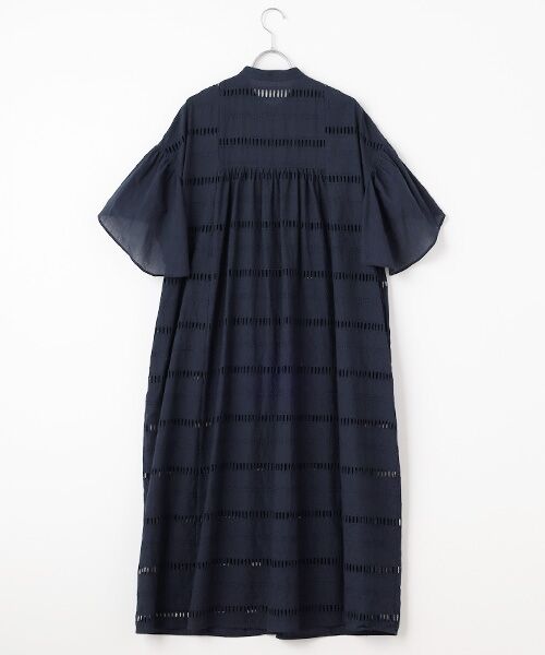 SEASON STYLE LAB / シーズンスタイルラボ ロング・マキシ丈ワンピース | ボーダーレースワンピース | 詳細3